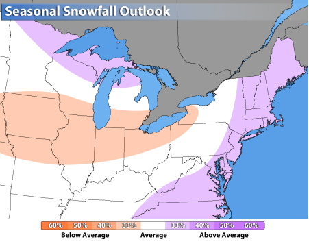 33% increase in snow fall for the Mid-Atlantic